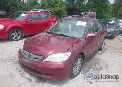 2005 Honda Civic Ex из США, поврежденный, VIN 2HGES26705H610436